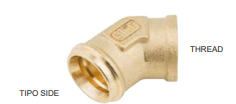 645 Series (Swivel 45° Elbows)