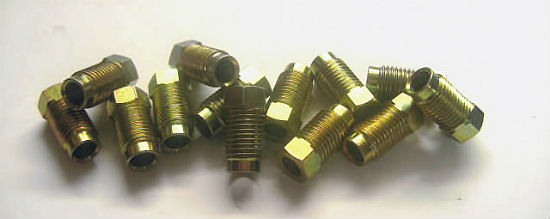FOR 1/2" BRAKE/FUEL PIPE x 4 8014 3/4 x 16 TPI MALE PIPE NUTS
