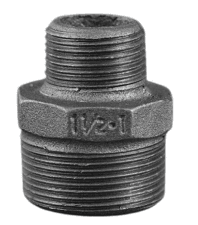 Malleable Iron / Steel Fittings Hexagon Reducing Nipples