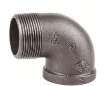 Malleable Iron / Steel Fittings Male Female Elbows