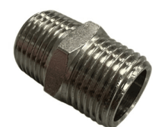 Nickel Male Male Adaptor