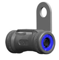 Raufoss Bracketed Straight Connector