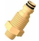 Raufoss Double Male Internal Thread BH Swivel Stud