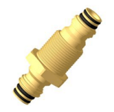 Raufoss Double Swivel Stud Bulkhead